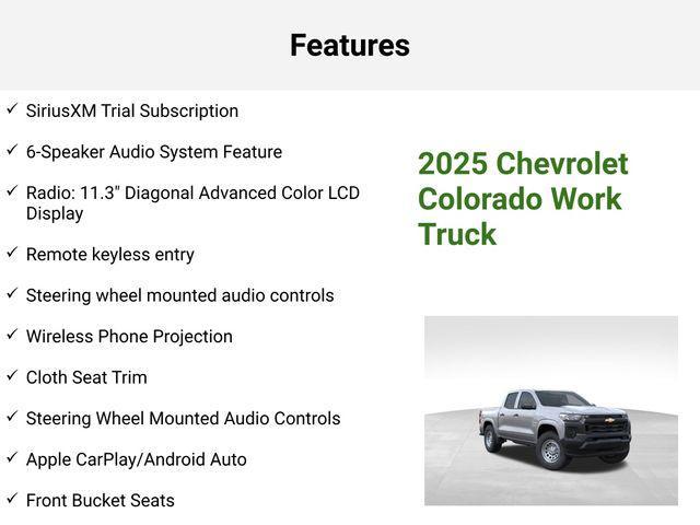 new 2025 Chevrolet Colorado car, priced at $34,905
