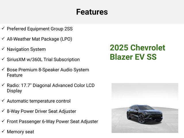 new 2025 Chevrolet Blazer EV car, priced at $50,665