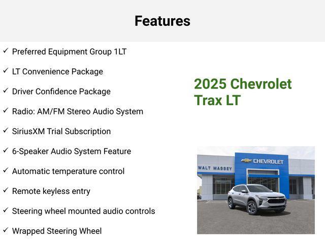 new 2025 Chevrolet Trax car, priced at $25,620