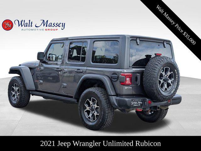 used 2021 Jeep Wrangler Unlimited car, priced at $35,000