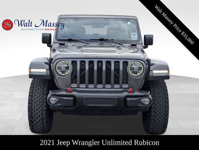 used 2021 Jeep Wrangler Unlimited car, priced at $35,000