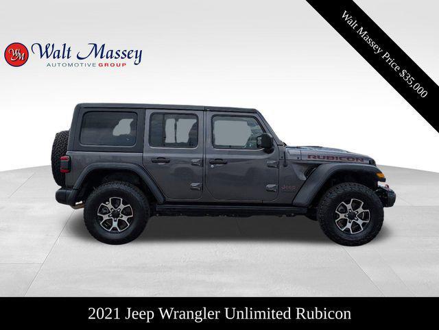 used 2021 Jeep Wrangler Unlimited car, priced at $35,000