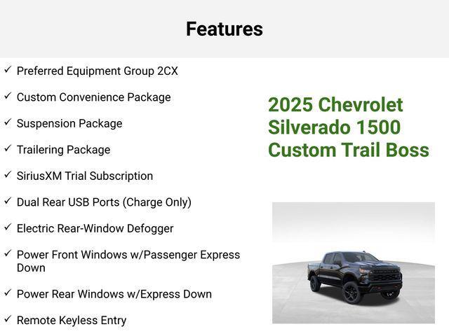 new 2025 Chevrolet Silverado 1500 car, priced at $57,610