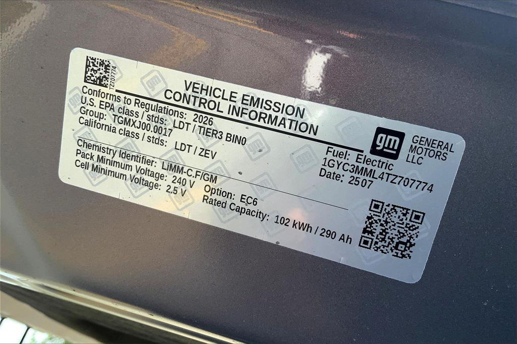 new 2026 Cadillac VISTIQ car, priced at $94,715