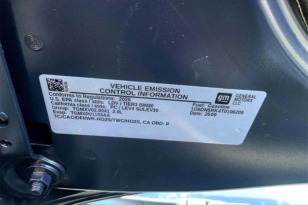 new 2026 Cadillac CT5 car, priced at $51,410