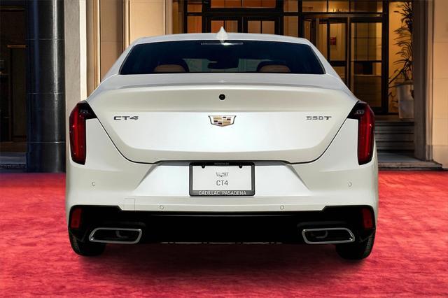 new 2025 Cadillac CT4 car, priced at $47,830