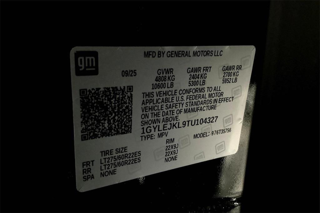 new 2026 Cadillac Escalade IQL car, priced at $132,795