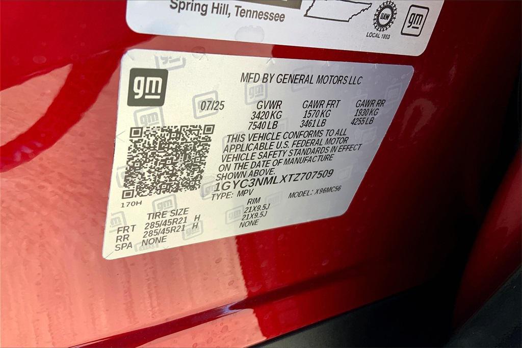 new 2026 Cadillac VISTIQ car, priced at $81,615