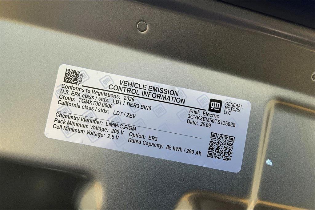 new 2026 Cadillac OPTIQ car, priced at $54,950