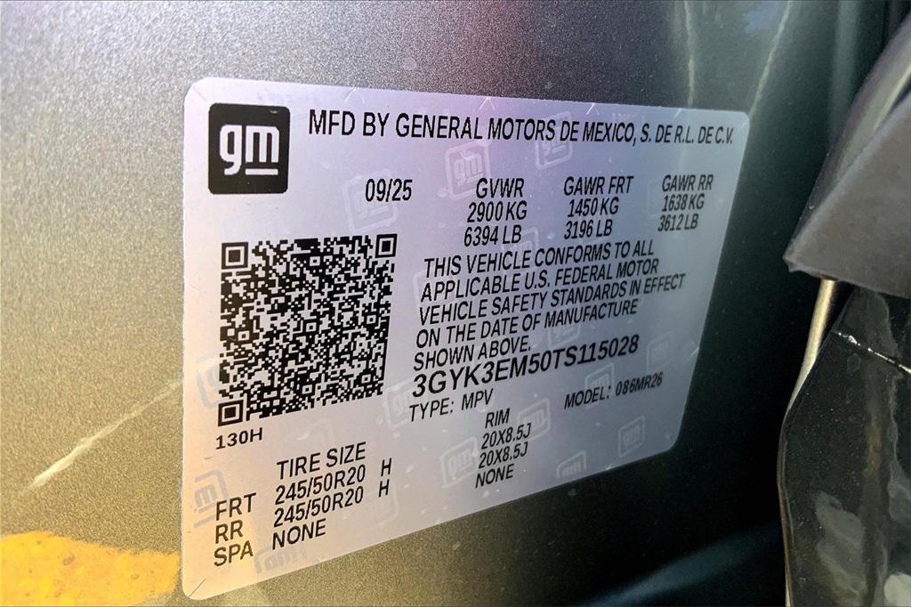 new 2026 Cadillac OPTIQ car, priced at $54,950