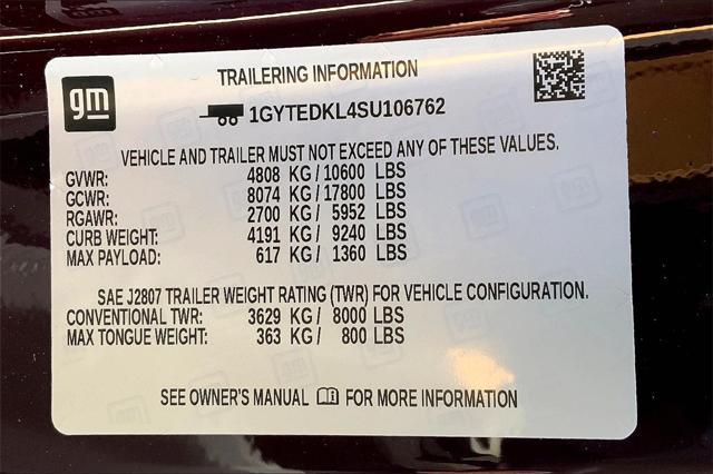 new 2025 Cadillac Escalade car, priced at $151,215