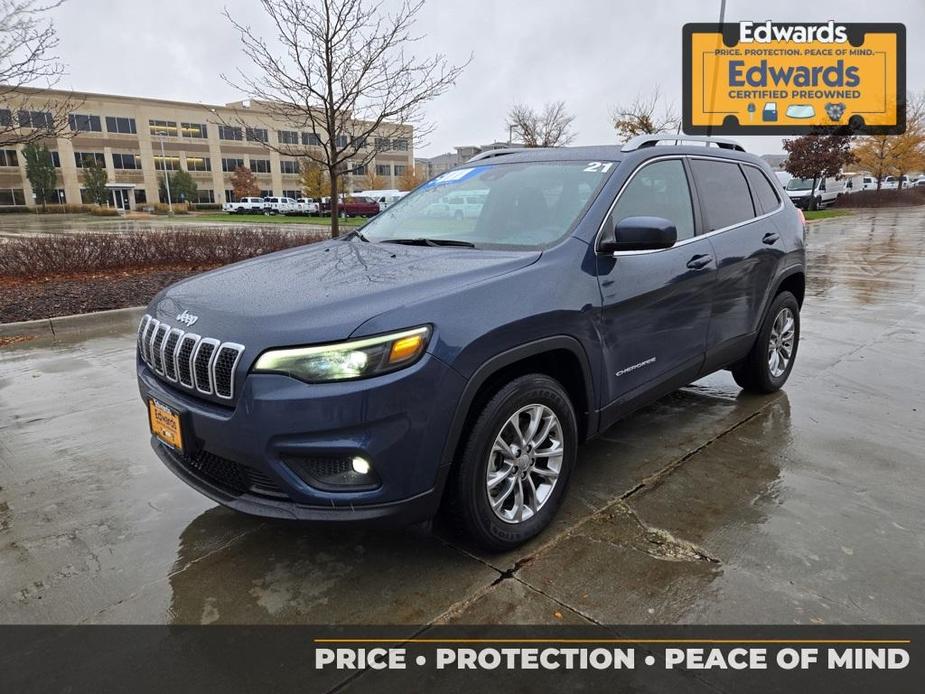 used 2021 Jeep Cherokee car, priced at $24,990