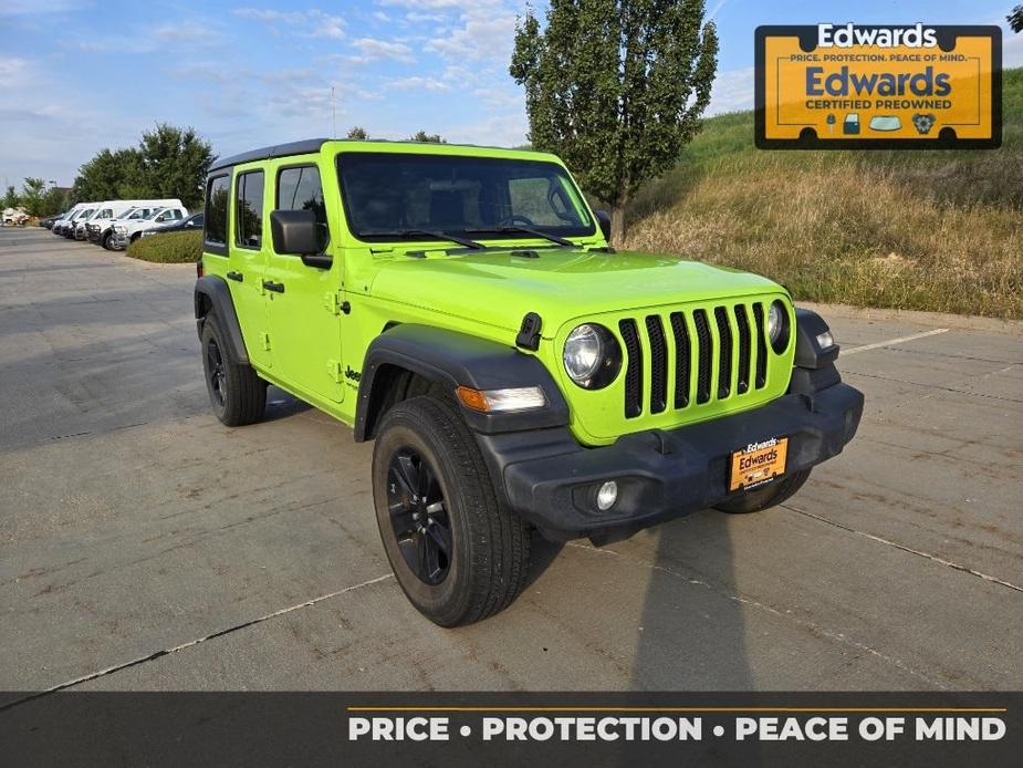 used 2021 Jeep Wrangler Unlimited car, priced at $30,490