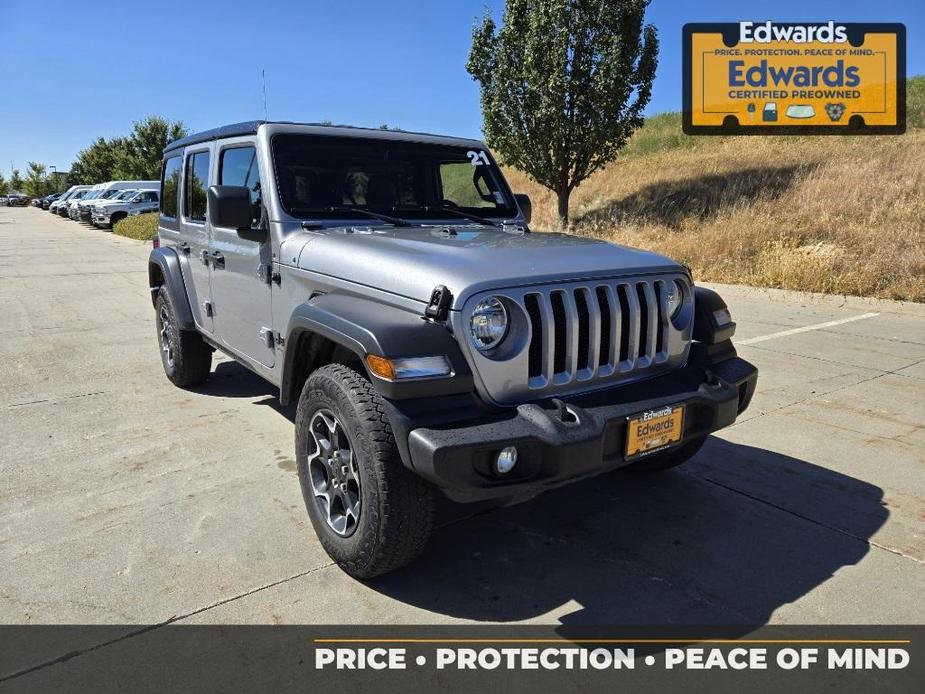 used 2021 Jeep Wrangler Unlimited car, priced at $30,900