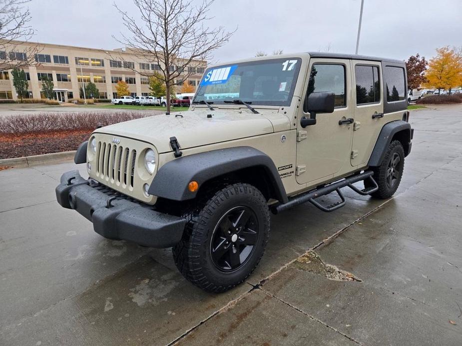 used 2017 Jeep Wrangler Unlimited car, priced at $22,728