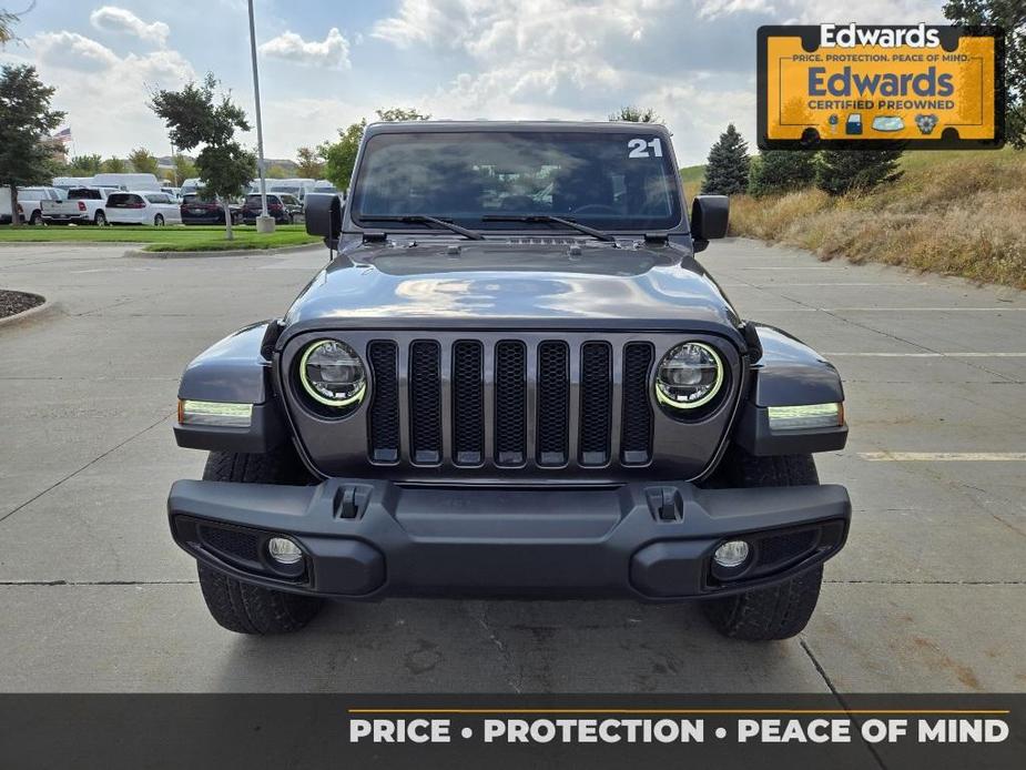 used 2021 Jeep Wrangler Unlimited car, priced at $32,290