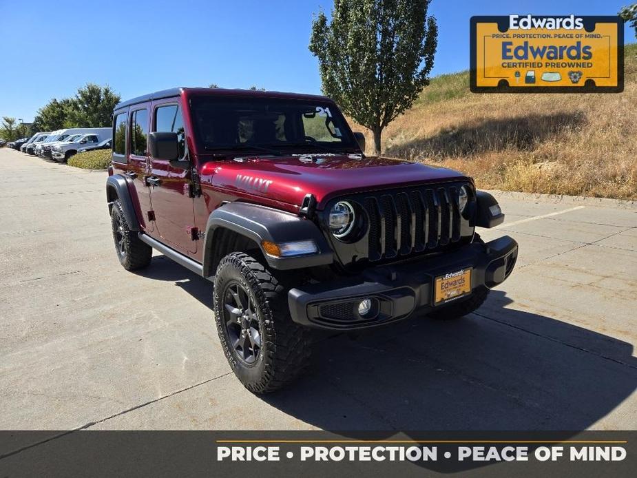 used 2021 Jeep Wrangler Unlimited car, priced at $35,997