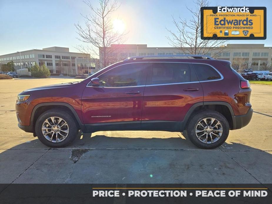 used 2021 Jeep Cherokee car, priced at $24,723