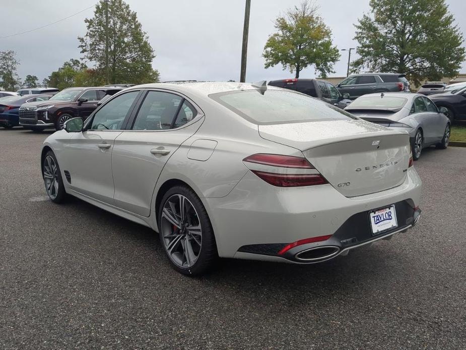 new 2025 Genesis G70 car, priced at $56,655