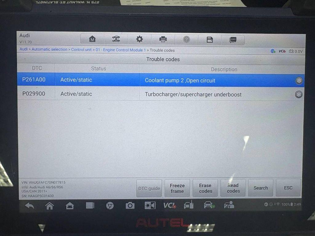 used 2013 Audi A6 car, priced at $2,900