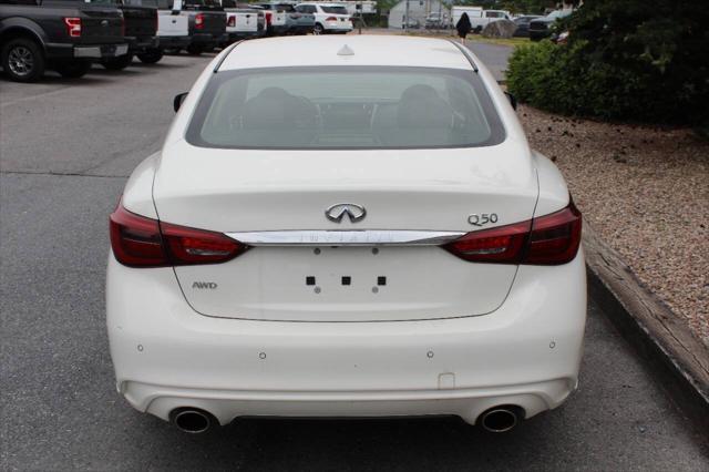 used 2022 INFINITI Q50 car, priced at $21,900