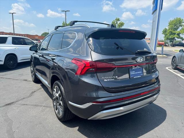 used 2021 Hyundai Santa Fe car, priced at $31,990