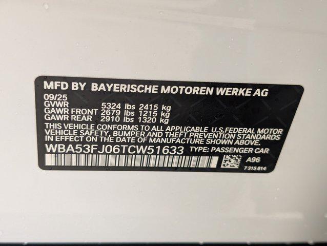 new 2026 BMW 530 car, priced at $67,615