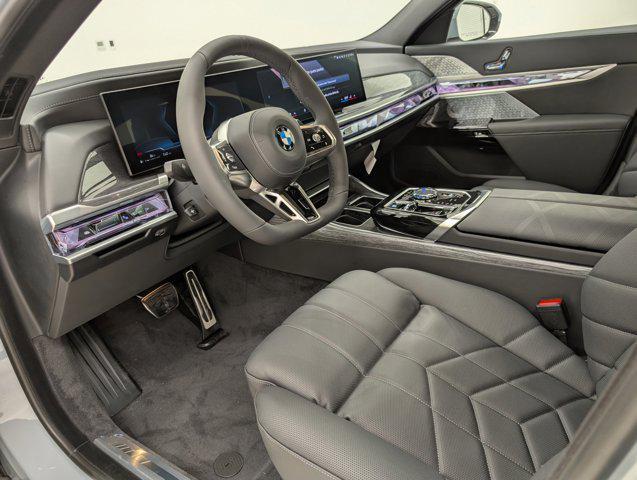 new 2025 BMW 740 car, priced at $118,885