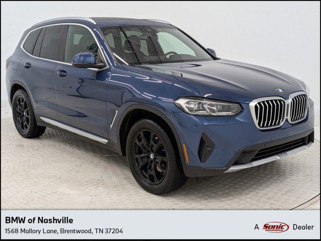 used 2022 BMW X3 car, priced at $27,998