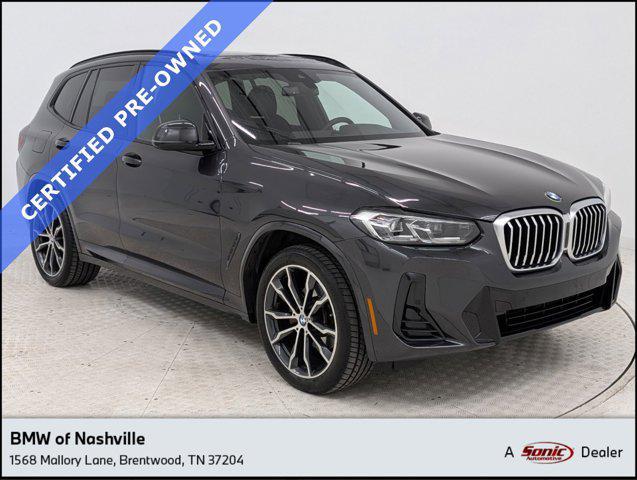 used 2022 BMW X3 car, priced at $33,397