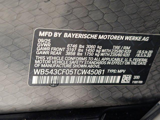 new 2026 BMW iX car, priced at $83,925