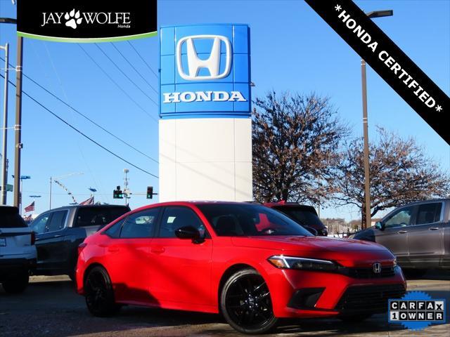 used 2022 Honda Civic car, priced at $25,390