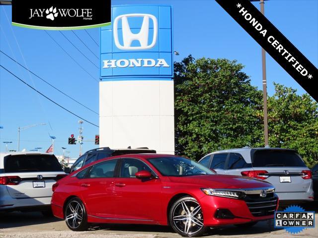 used 2022 Honda Accord Hybrid car, priced at $28,750