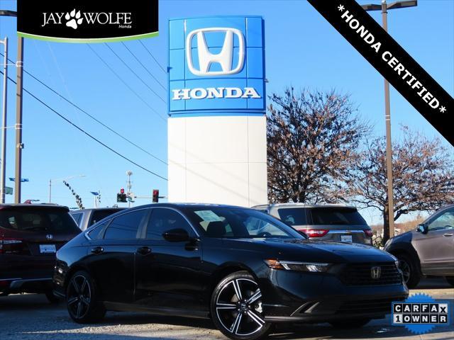 used 2024 Honda Accord Hybrid car, priced at $28,500