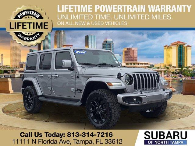 used 2020 Jeep Wrangler Unlimited car, priced at $34,887