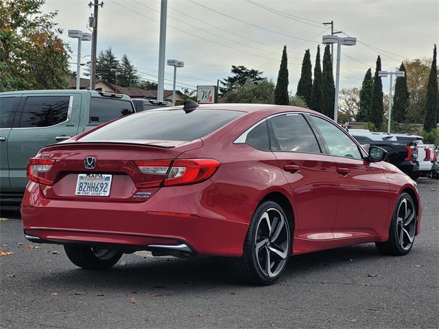 used 2022 Honda Accord Hybrid car, priced at $26,324