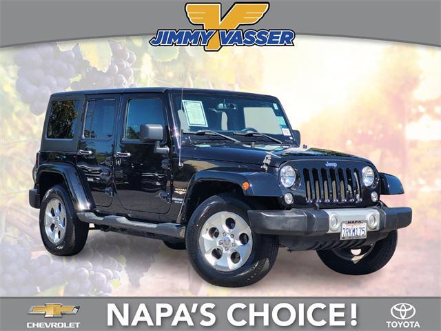 used 2015 Jeep Wrangler Unlimited car, priced at $22,495