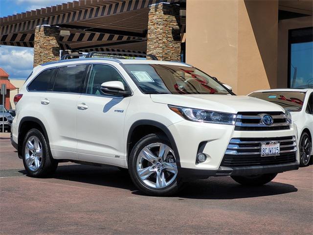 used 2018 Toyota Highlander Hybrid car, priced at $22,489