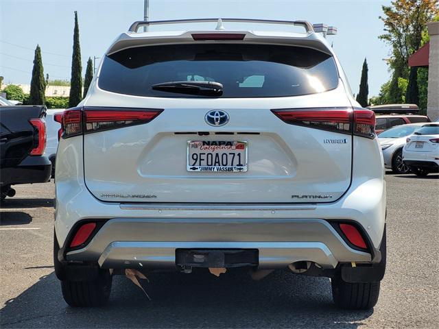 used 2023 Toyota Highlander Hybrid car, priced at $48,422