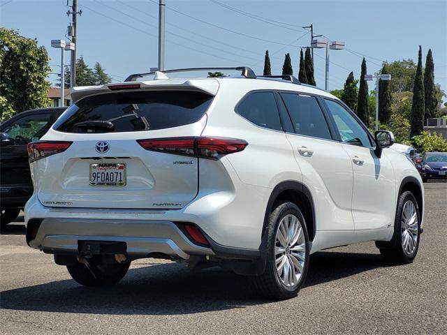 used 2023 Toyota Highlander Hybrid car, priced at $48,422