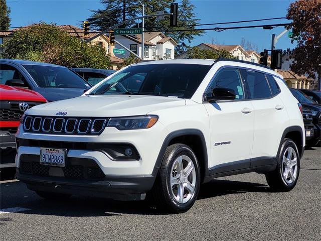 used 2023 Jeep Compass car, priced at $22,384