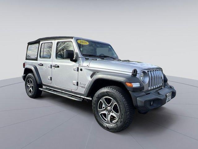 used 2018 Jeep Wrangler Unlimited car, priced at $28,438