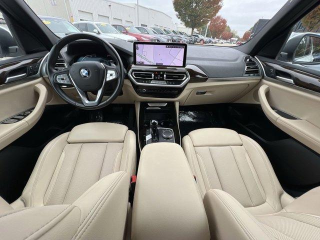used 2022 BMW X3 car, priced at $33,385