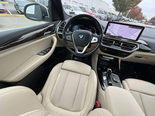 used 2022 BMW X3 car, priced at $33,385