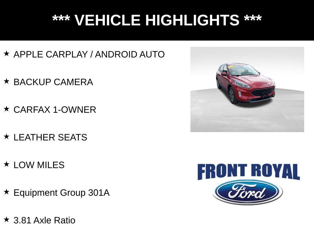 used 2022 Ford Escape car, priced at $23,573