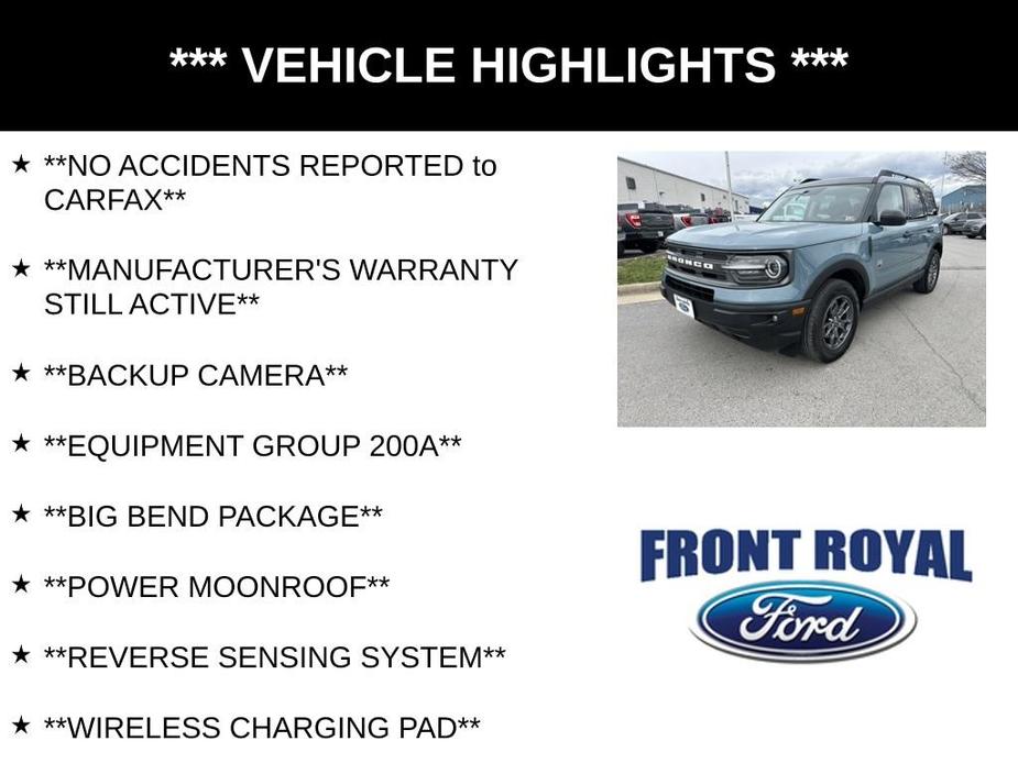 used 2021 Ford Bronco Sport car, priced at $20,993