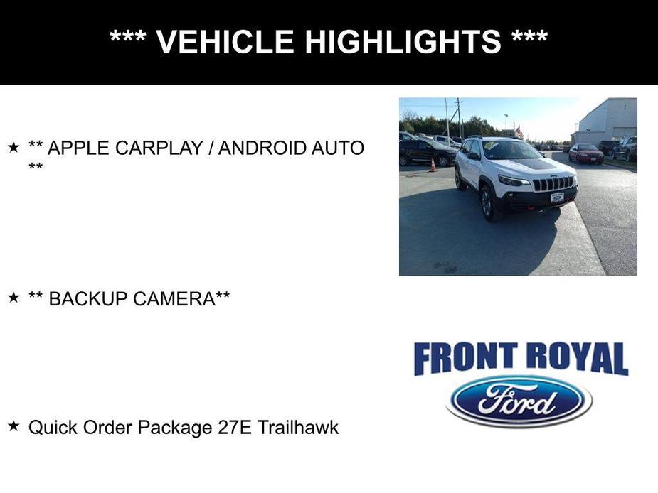 used 2019 Jeep Cherokee car, priced at $14,973