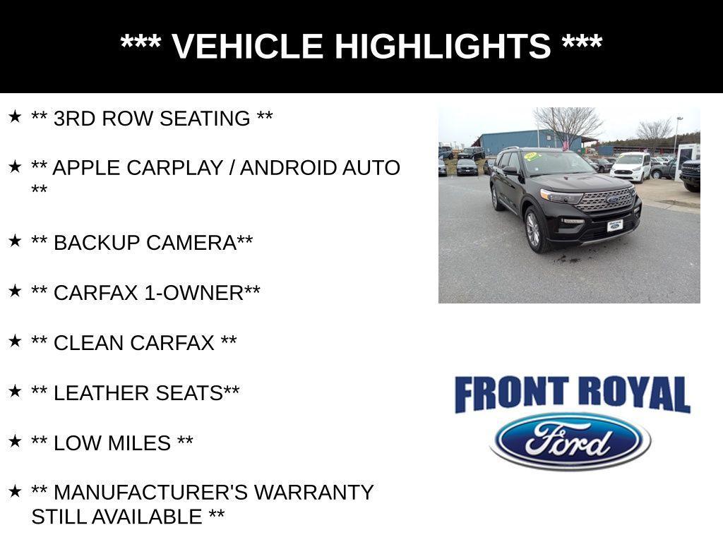 used 2023 Ford Explorer car, priced at $34,273