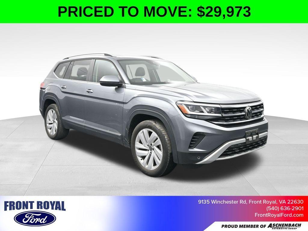 used 2021 Volkswagen Atlas car, priced at $29,973