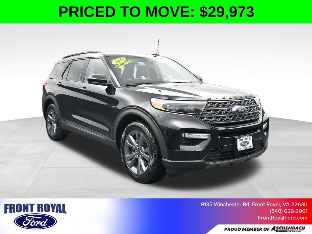used 2022 Ford Explorer car, priced at $29,973